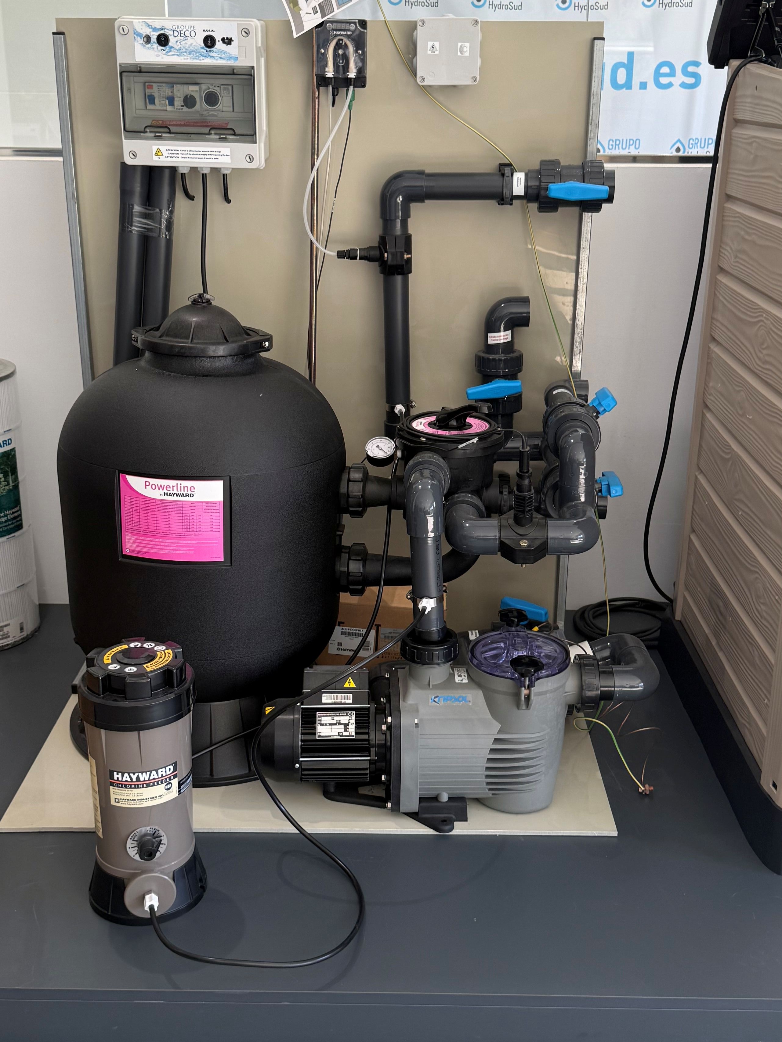 Filtration hors sol support «L», sel+pH, 500, 1CV 
